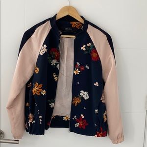 ZARA Floral Bomber